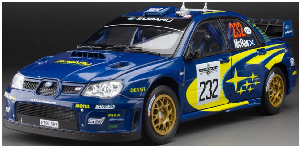 Subaru Impreza WRC07 #232 C.McRae Goodwood Fest 2007 - Ltd 1999pcs 1:18 Scale Sun Star Diecast Model Car
