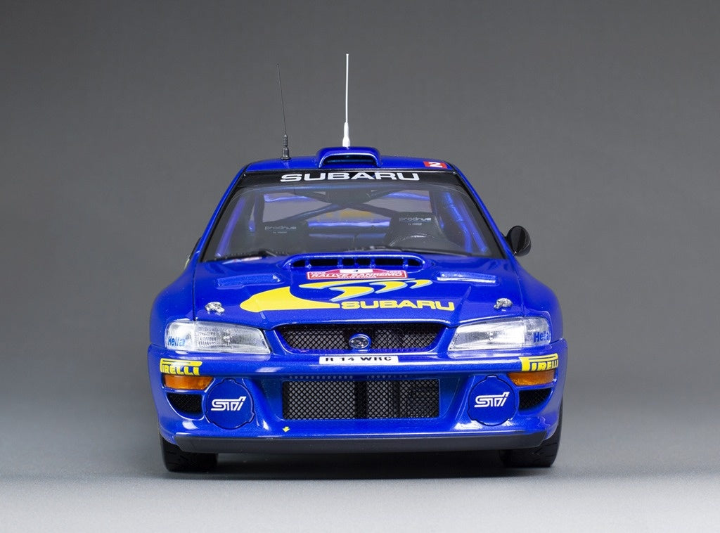 Subaru Impreza S5 WRC 98 Rallye Sanremo 1998 3rd #3 C. McRae N. Grist 1:18 Scale Diecast Model Car – Sun Star