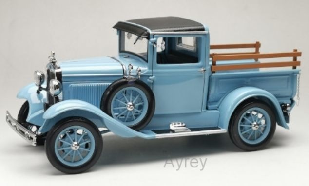 Ford Model A Pick Up Blue/Black 1931 1:18 Scale Sun Star Diecast Model