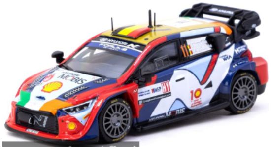 Hyundai i20 N Rally1 Hybrid Shell Mobis WRT #11 Rally Croatia 2024 Neuville/Wydaeghe 1:64 Scale Diecast Car – Tarmac Works