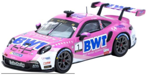 Porsche 911 GT3 (992) BWT #1 Porsche Mobil 1 Supercup 2024 King 1:64 Scale Diecast Car – Tarmac Works