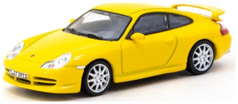 Porsche 911 GT3 (996) Yellow 1:64 Scale Diecast Car – Tarmac Works