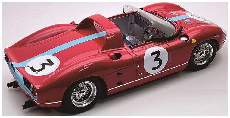 Ferrari 330P Tourist Trophy #3 Winner Maranello Concessionaires Hill 1964 1:18 Scale Resin Car – Tecnomodel