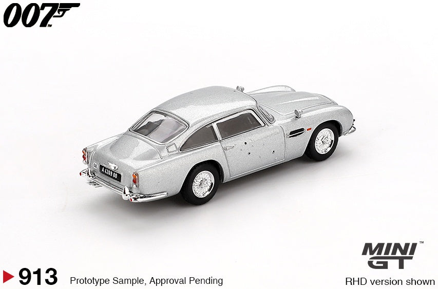 Aston Martin DB5 Skyfall (RHD) Japanese Blister Packaging 1:64 Scale Diecast Model Car – MINI GT