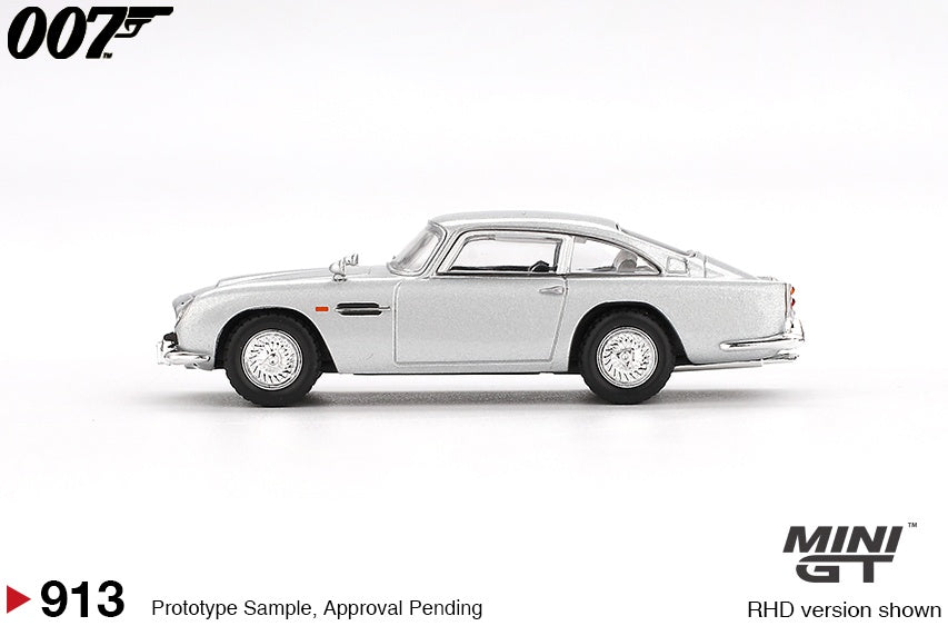 Aston Martin DB5 Skyfall (RHD) Japanese Blister Packaging 1:64 Scale Diecast Model Car – MINI GT