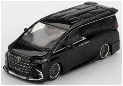 Toyota Alphard 40 Kuhl Black (LHD) 1:64 Scale Diecast Model MPV – MINI GT
