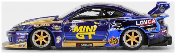 Nissan LB-Super Silhouette S15 Silvia #555 Liberty Walk 2025 Halloween (RHD) 1:64 Scale Diecast Model Car – MINI GT