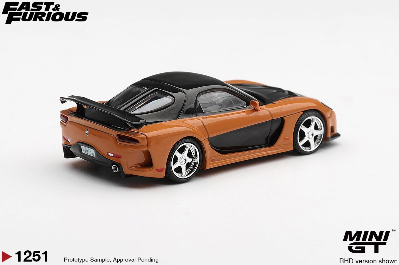 Mazda RX-7 Veilside Fortune The Fast and Furious Tokyo Drift Han Seoul-Oh (RHD) Blister Packaging 1:64 Scale Diecast Model Car – MINI GT