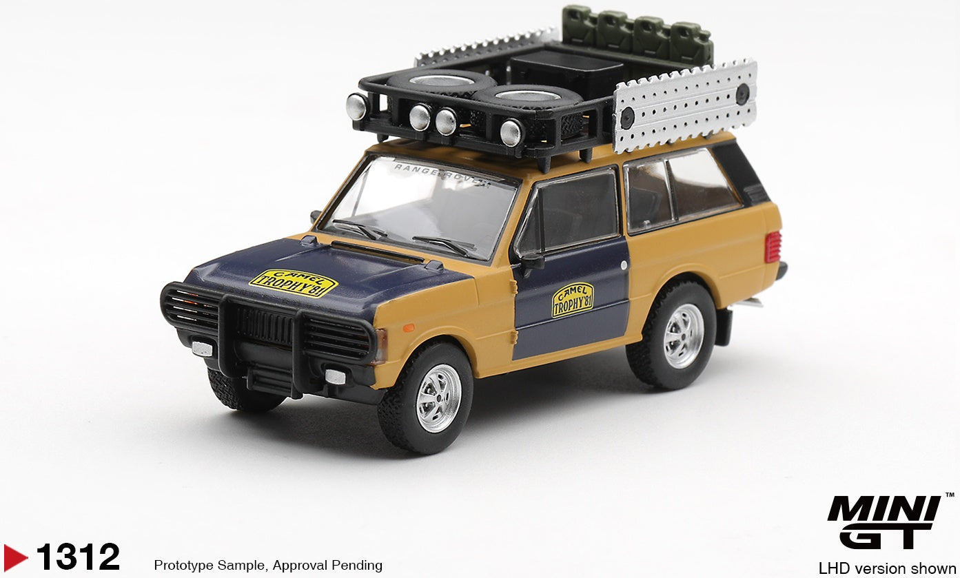 Land Rover Range Rover 1981 Camel Trophy Sumatra H.Fischer/W.Bays (LHD) Blister Packaging 1:64 Scale Diecast Model Car – MINI GT