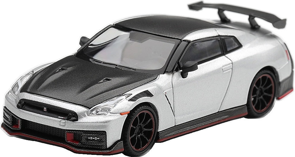 Nissan GT-R Nismo 2024 Silver (RHD) 1:64 Scale Diecast Car – MINI GT