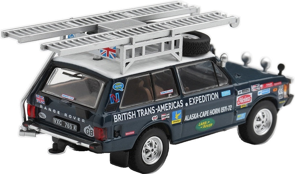 Range Rover 1971 British Trans-Americas Expedition (VXC 765K) (LHD) 1:64 Scale Diecast Car – MINI GT