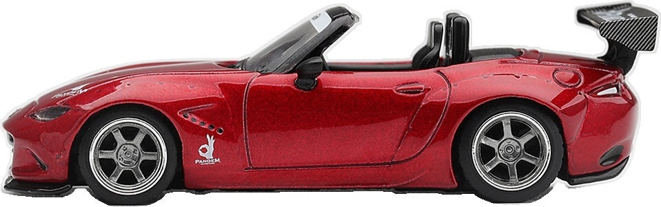 Mazda Miata MX-5 (ND) Pandem Kodo Red (LHD) 1:64 Scale Diecast Car – MINI GT
