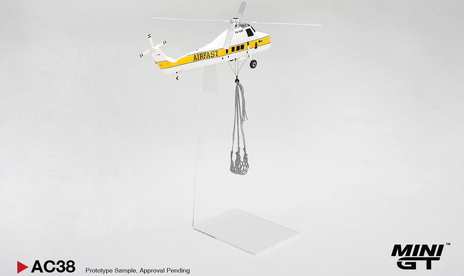 Sikorsky S58T Helicopter 1985 Camel Trophy 1:64 Resin Model – MINI GT