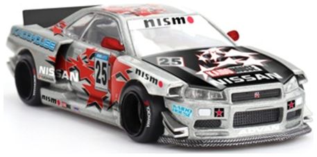 Nissan Skyline GT-R (R34) Kaido Star Racing V1 1:64 Scale Diecast Model Car – MINI GT