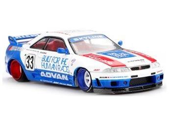 Nissan Skyline GT-R (R33) BFTHR V1 1:64 Scale Diecast Model Car – MINI GT