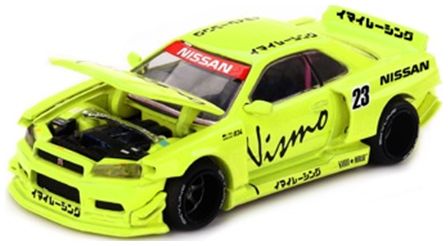 Nissan Skyline GT-R (R34) Kaido Works V4 1:64 Scale Diecast Car – MINI GT