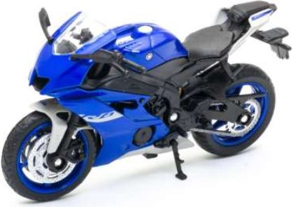 Yamaha YZF-R6 blue - 1:18 Scale Diecast Model Motorcycle-Welly-Diecast Model Centre