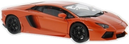 Lamborghini Aventador LP700-4 Orange 1:18 Scale Diecast Car – Welly