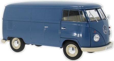 Volkswagen T1 Panel Van 1963 Blue 1:18 Scale Diecast Van – Welly