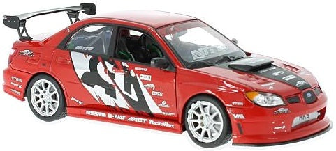 Subaru Impreza APR Performance Red 1:24 Scale Diecast Car – Welly