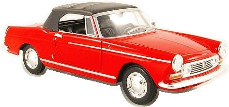Peugeot 404 Cabriolet 1963 Red 1:24 Scale Diecast Car – Welly