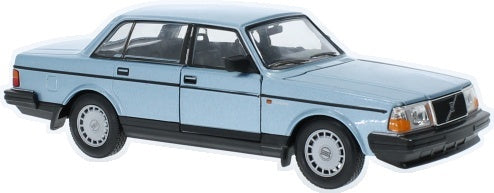 Volvo 240 GL Light Blue 1:24 Scale Diecast Car – Welly