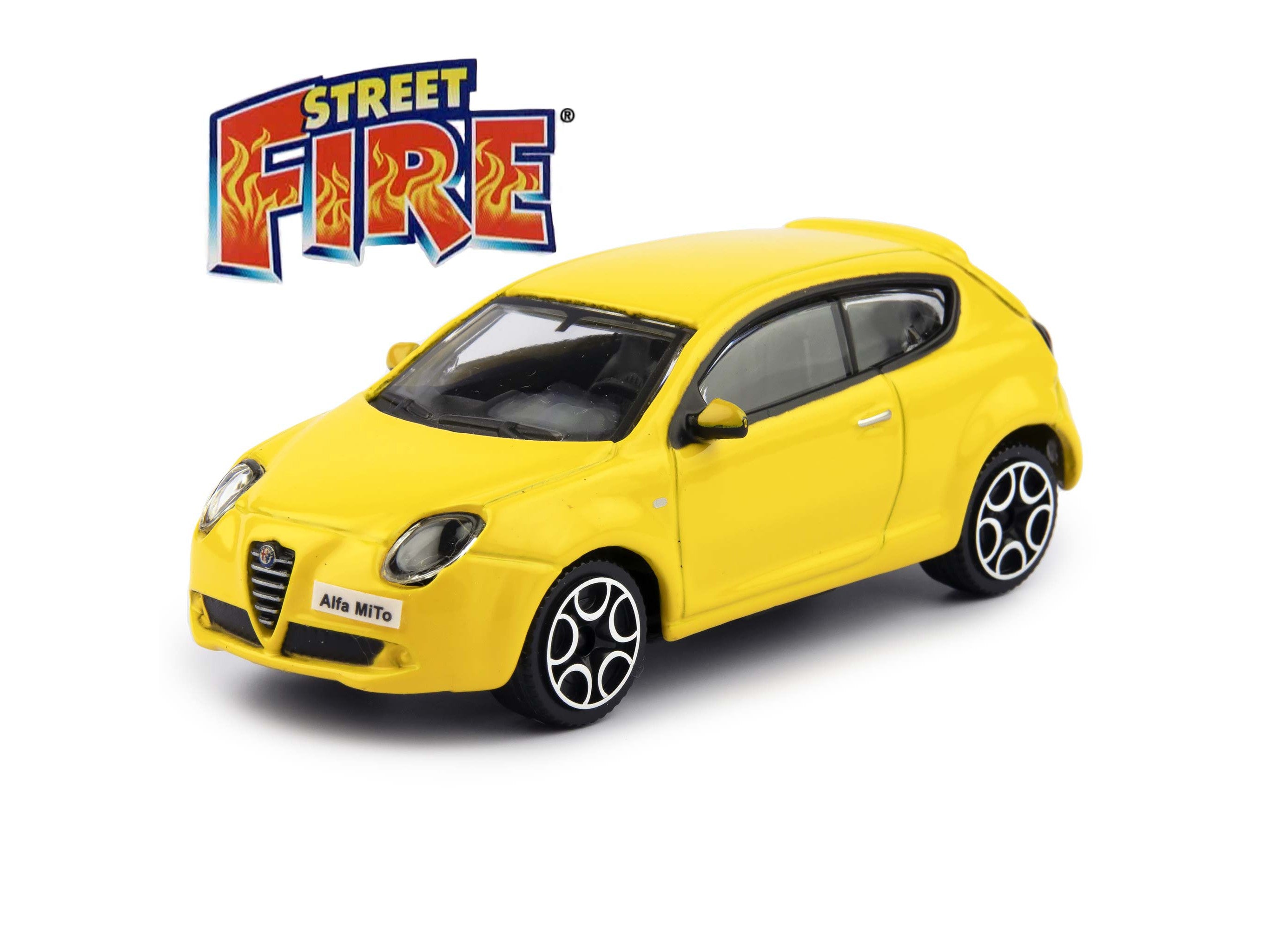 Alfa Romeo MiTo 2010 yellow 1:43 Scale Toy Car
