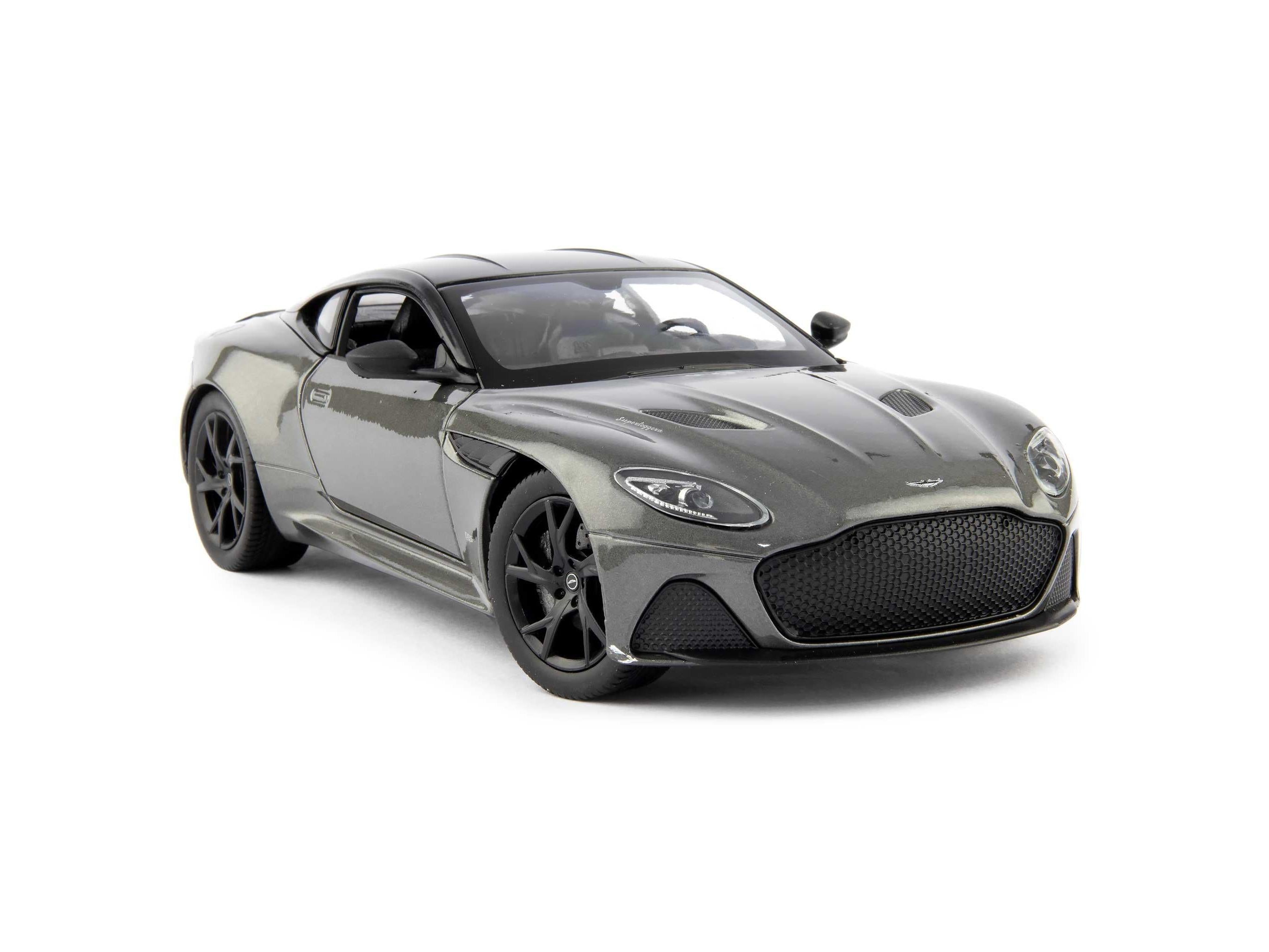 Aston Martin DBS Superleggera Diecast Model Car grey - 1:24 Scale-Welly-Diecast Model Centre