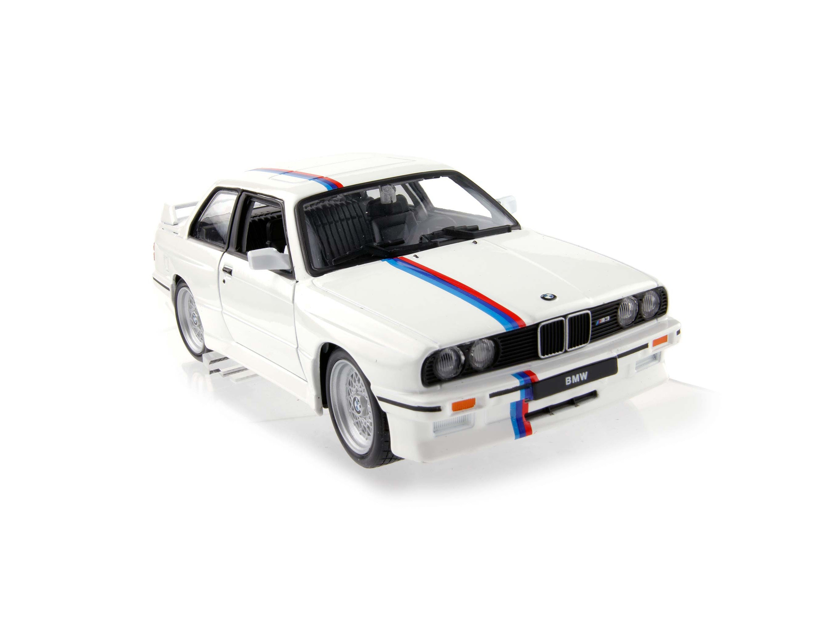 BMW M3 (E30) 1988 white 1:24 Scale Model Car