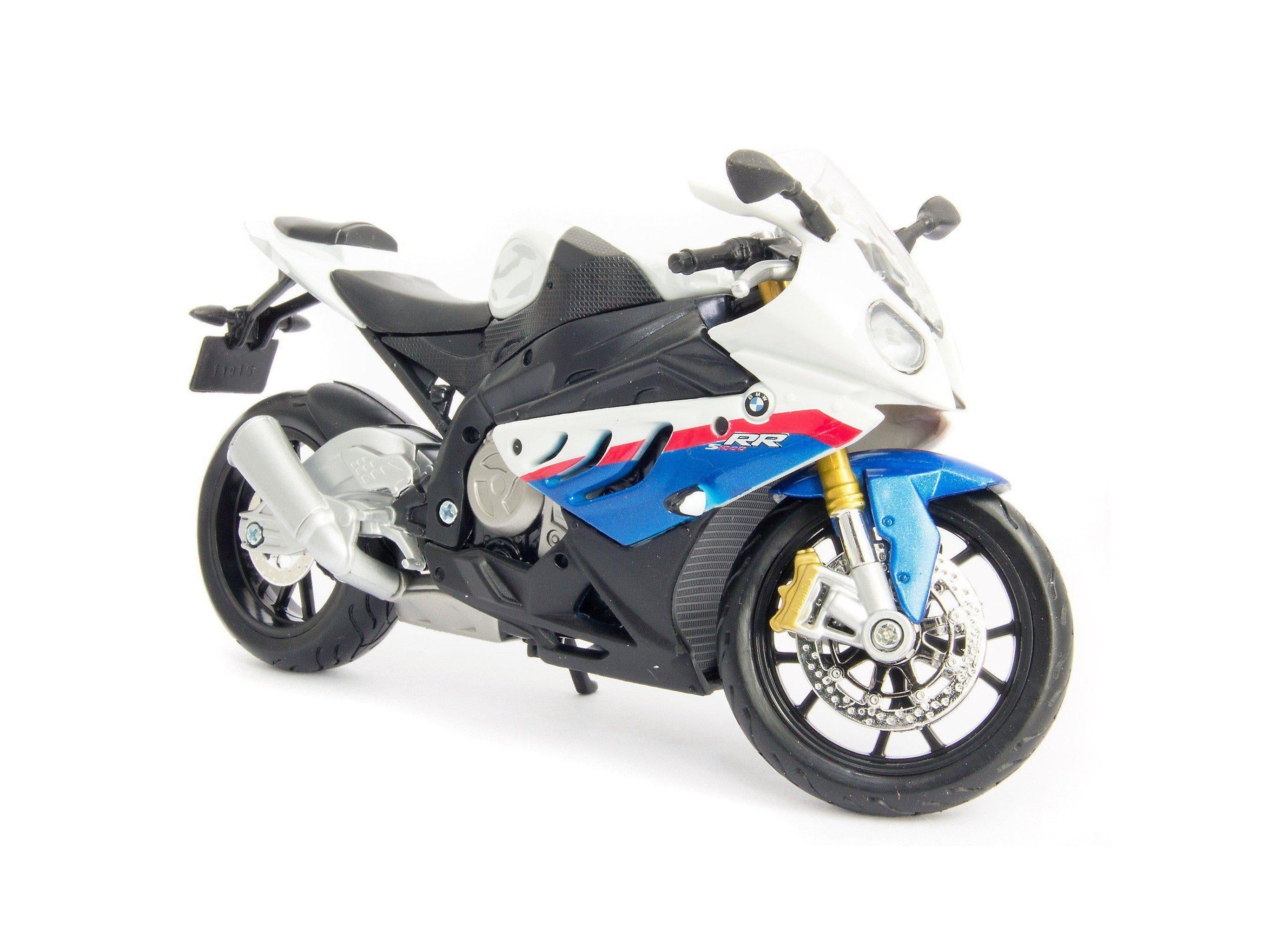 BMW S 1000 RR white 1:12 Scale Motorcycle Model