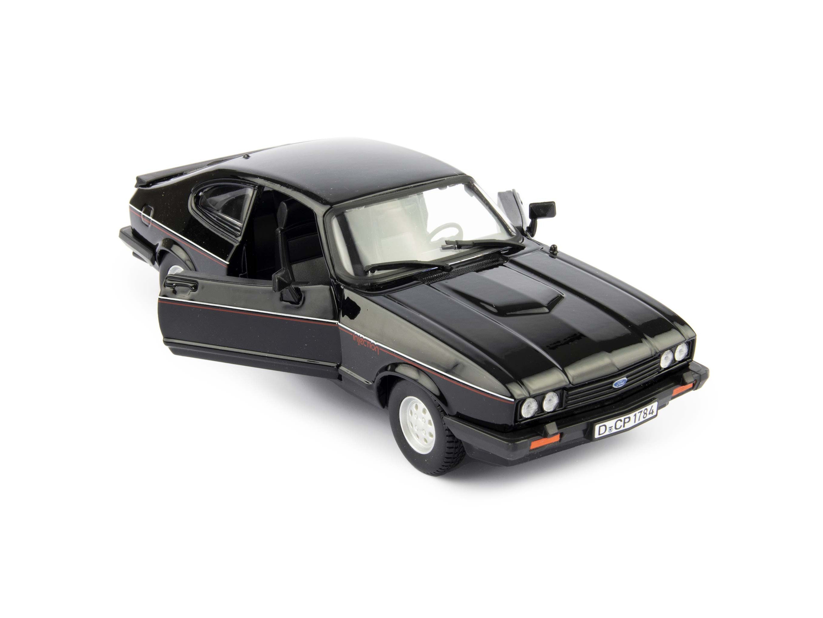 Ford Capri 2.8i 1982 Black 1:24 Scale Bburago Diecast Model