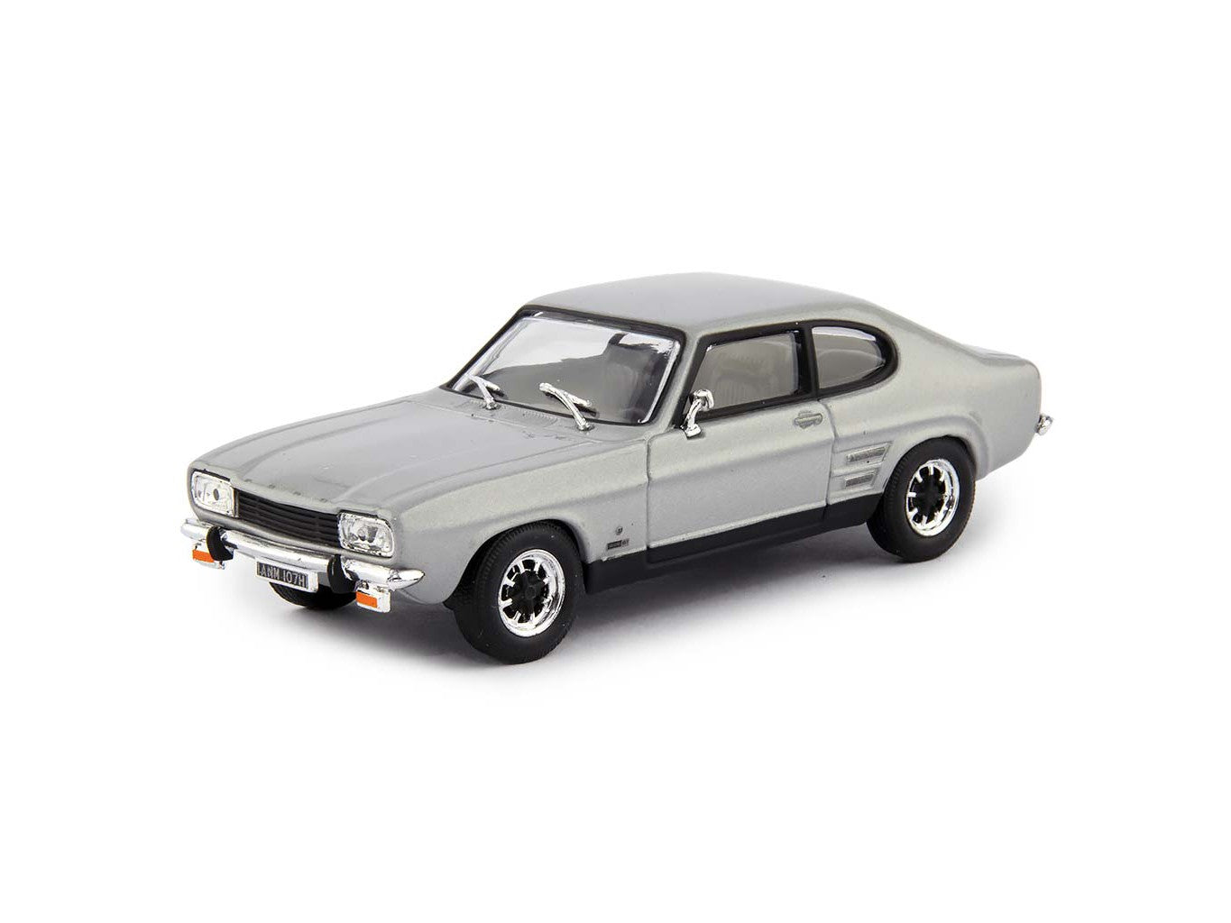 Ford Capri Mk1 1600 GT silver 1:43 Scale Model Car
