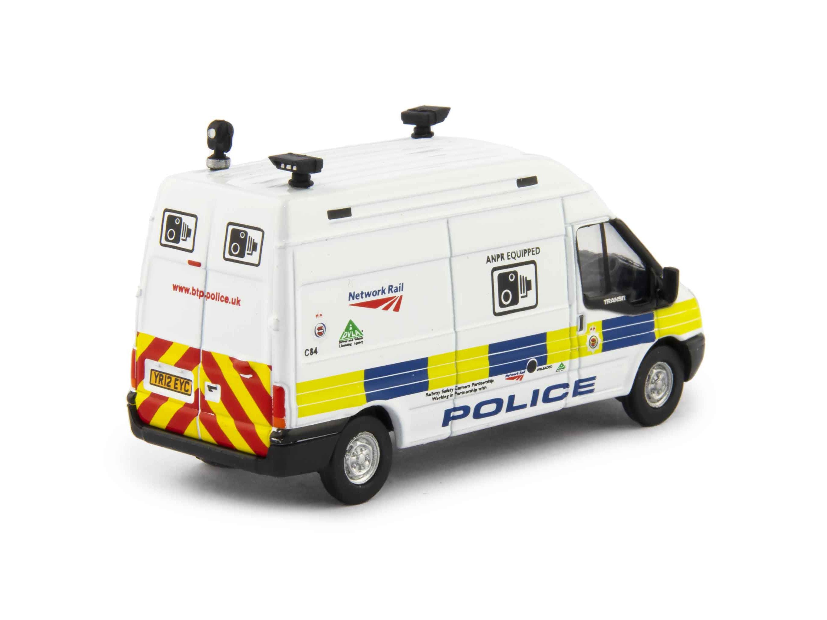 Ford Transit Mk5 LWB Diecast Model Van British Transport Police - 1:76 Scale-Oxford Diecast-Diecast Model Centre