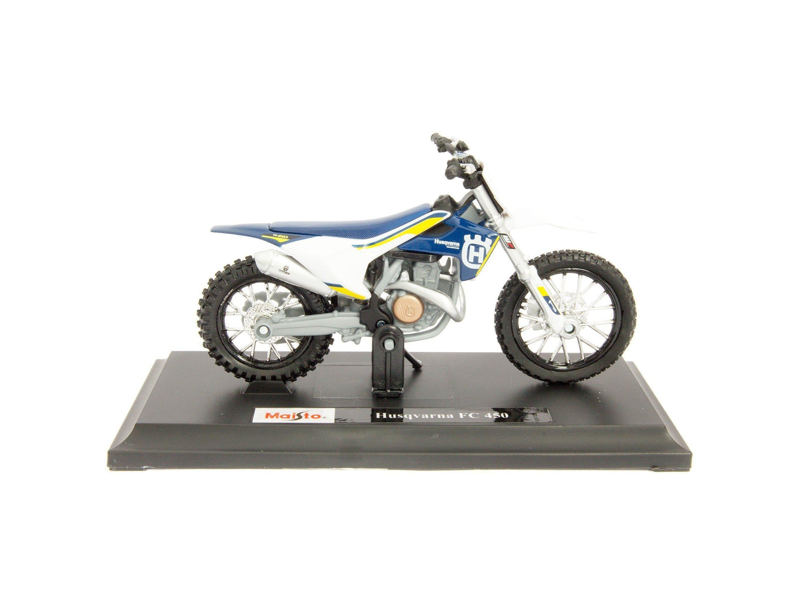 Husqvarna FC 450 blue 1:18 Scale Motorcycle Model