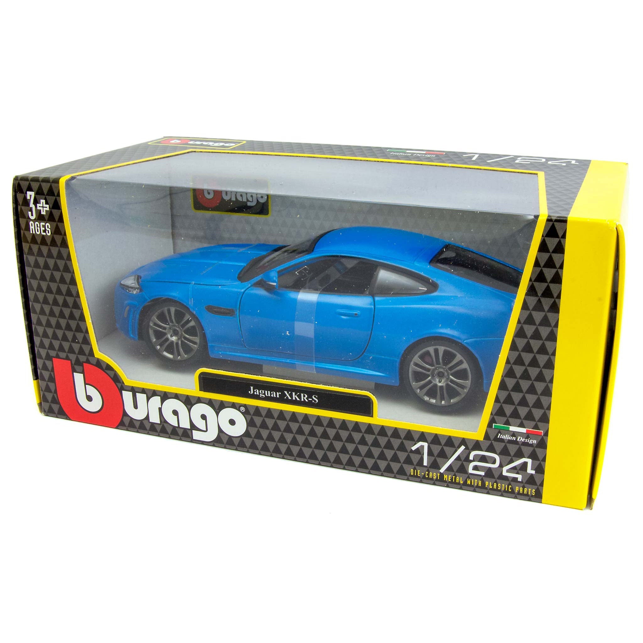 Jaguar XKR-S blue - 1:24 Scale Diecast Model Car-Bburago-Diecast Model Centre