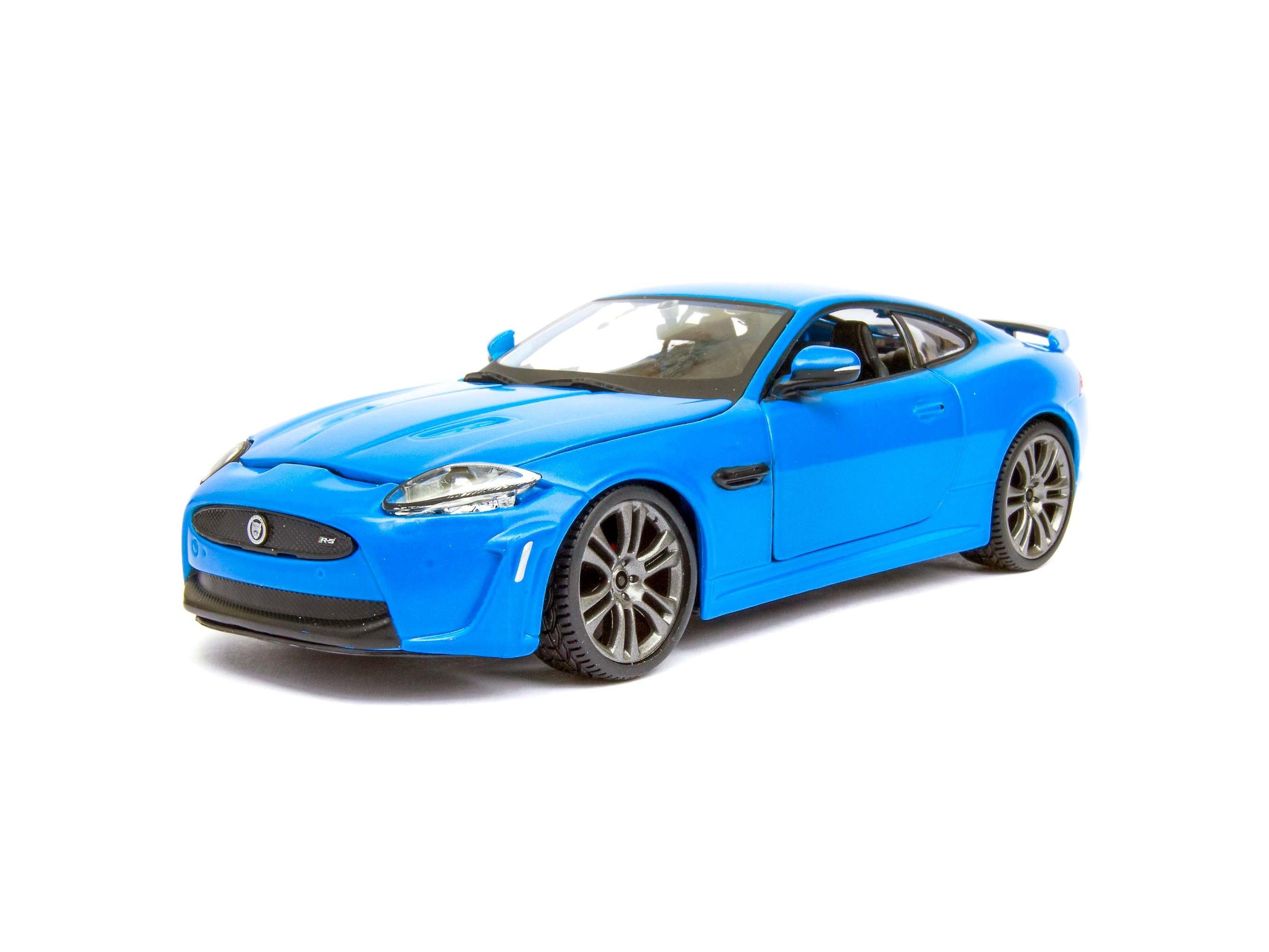 Jaguar XKR-S blue - 1:24 Scale Diecast Model Car-Bburago-Diecast Model Centre