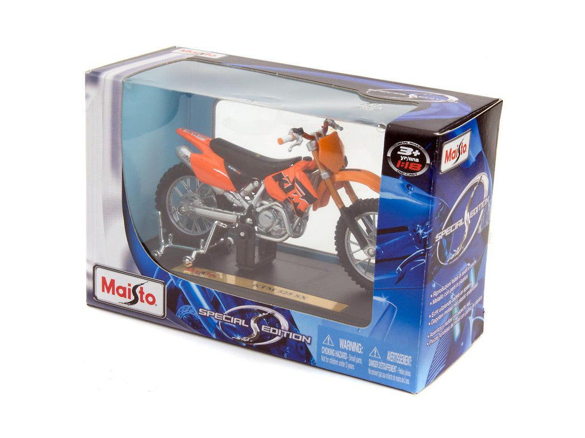 KTM 525 SX orange 1:18 Scale Motorcycle Model