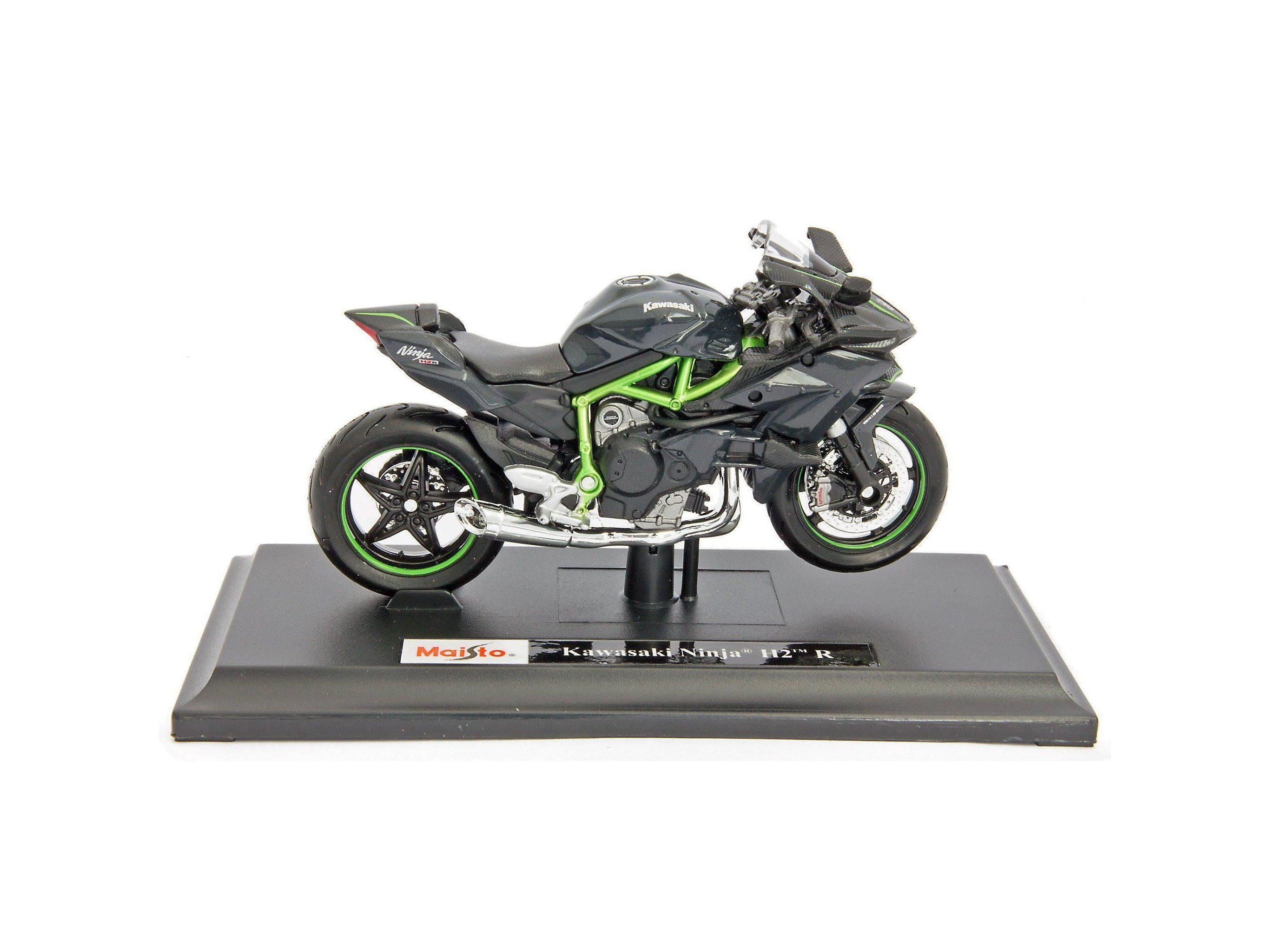 Kawasaki H2 R Ninja grey 1:18 Scale Motorcycle Model
