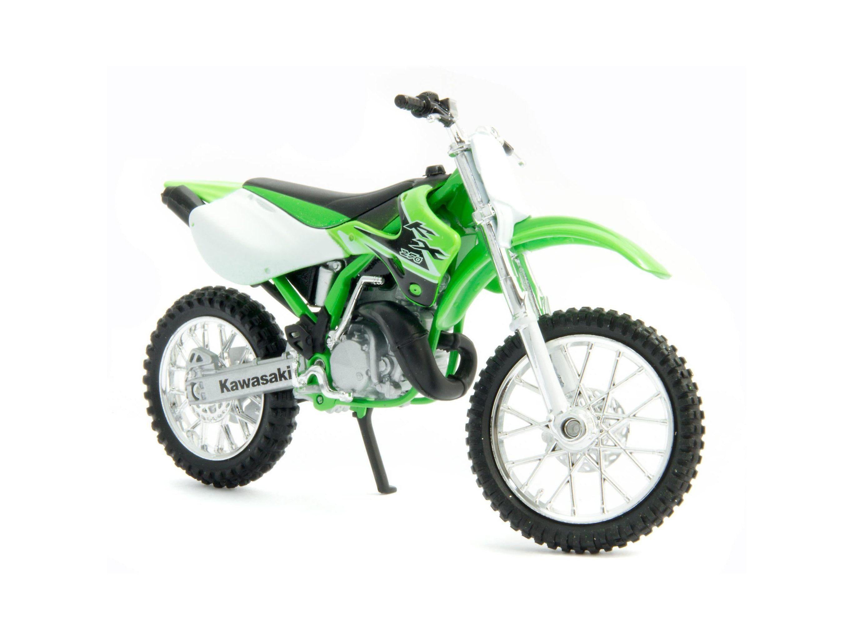 Kawasaki KX250 Diecast Model Motorcycle 2002 - 1:18 Scale-Welly-Diecast Model Centre