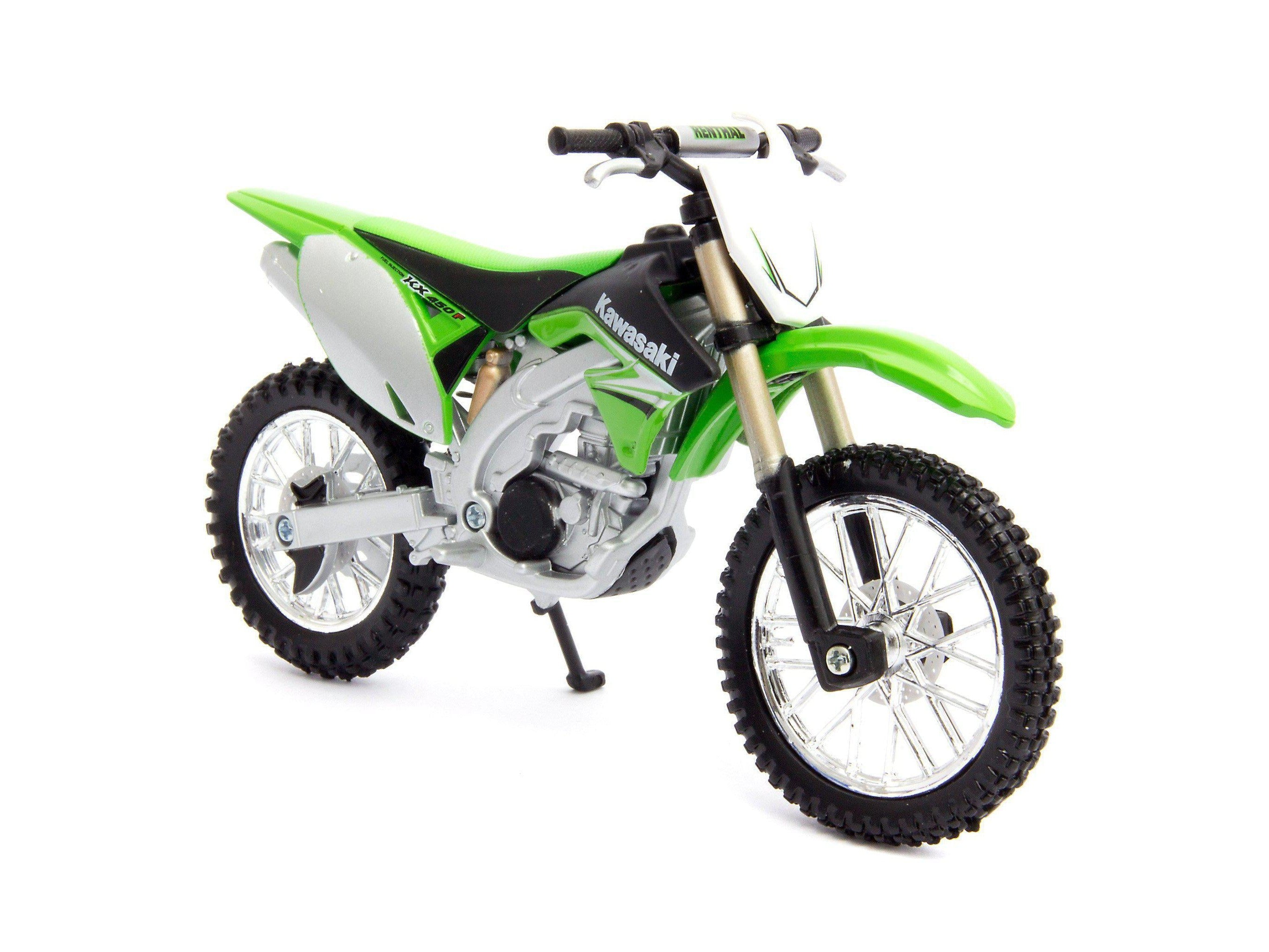 Kawasaki KX450F Green Bburago 1:18 Scale Diecast Model