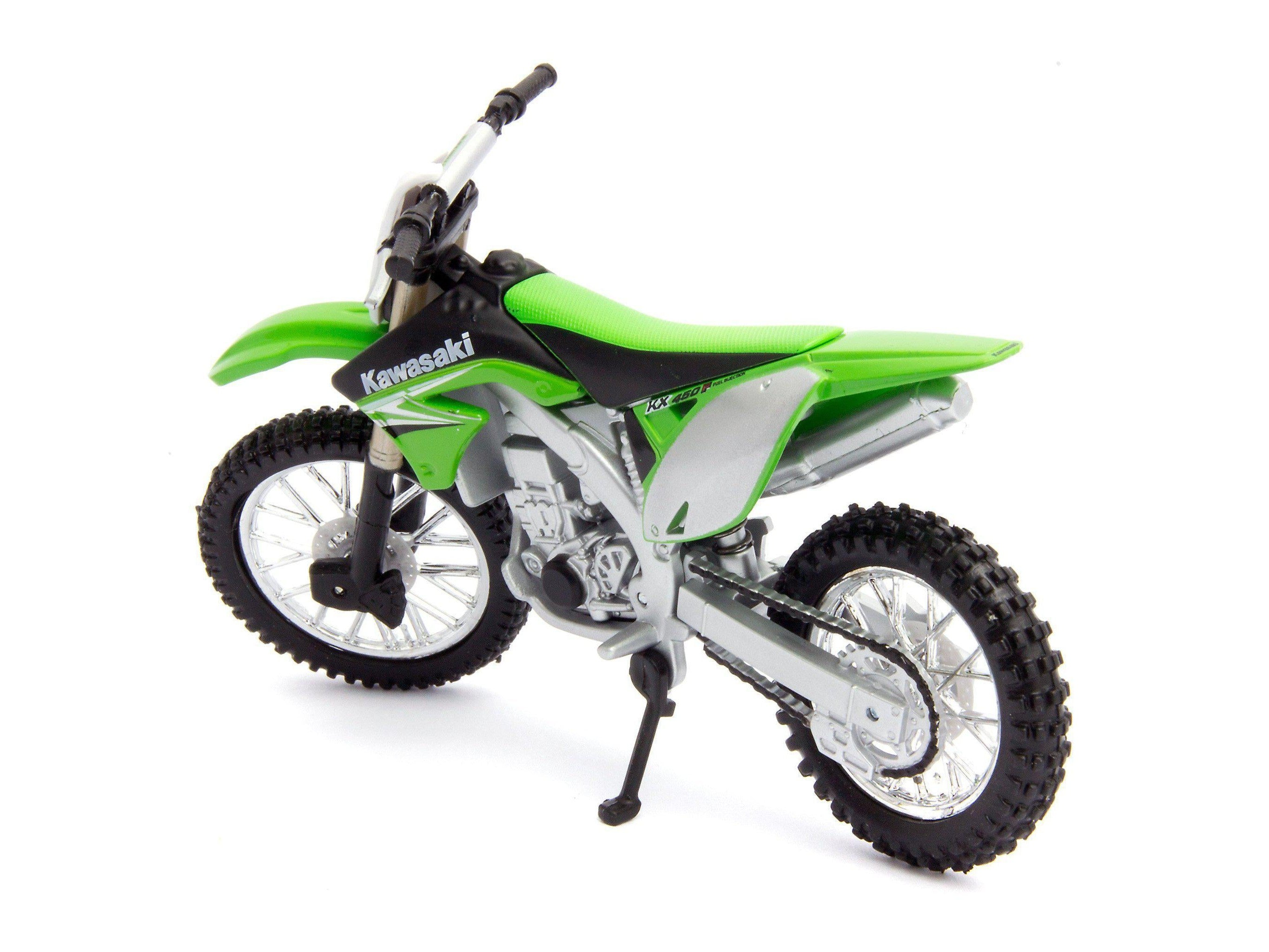 Kawasaki KX450F Green Bburago 1:18 Scale Diecast Model