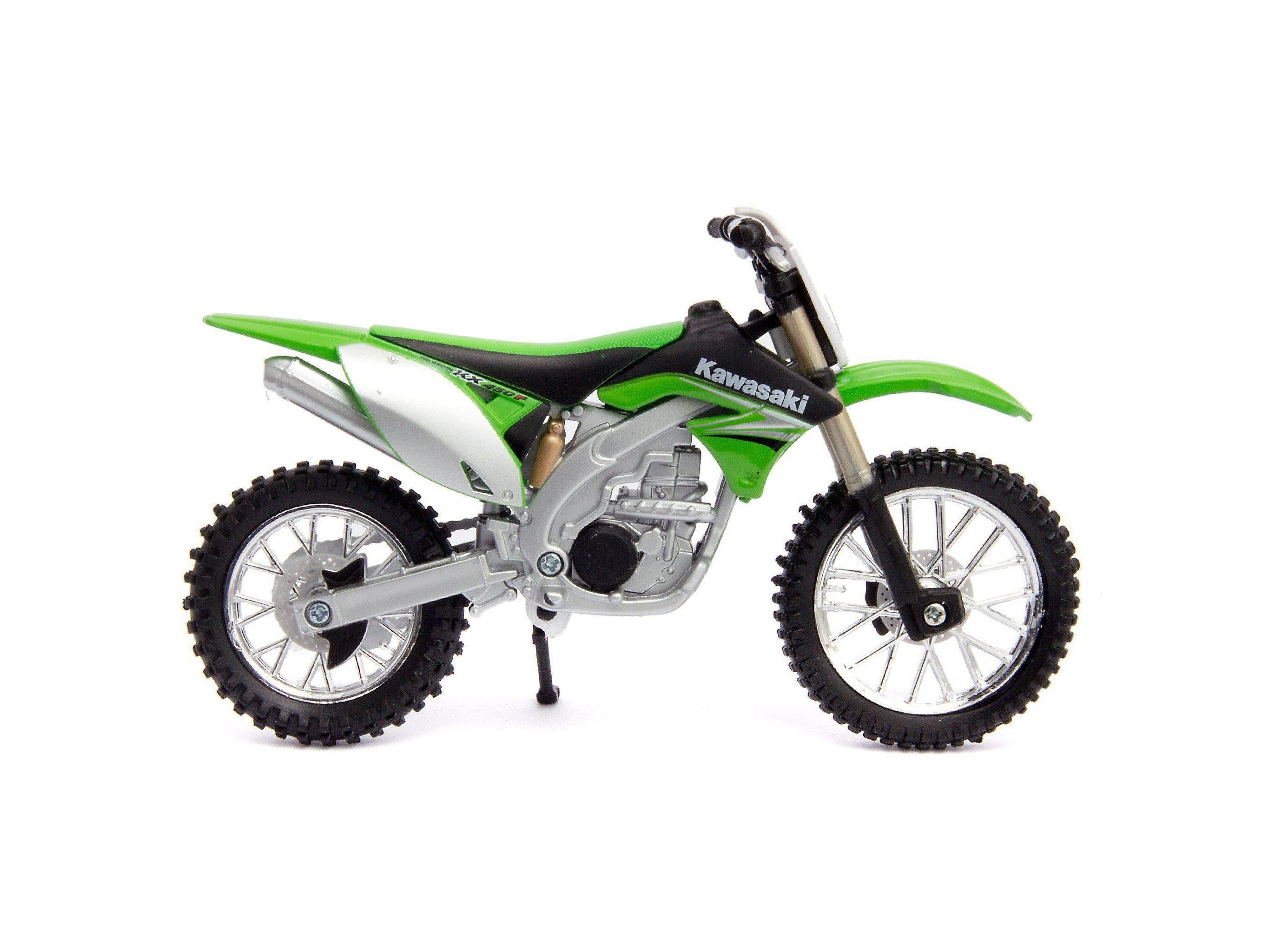 Kawasaki KX450F Green Bburago 1:18 Scale Diecast Model