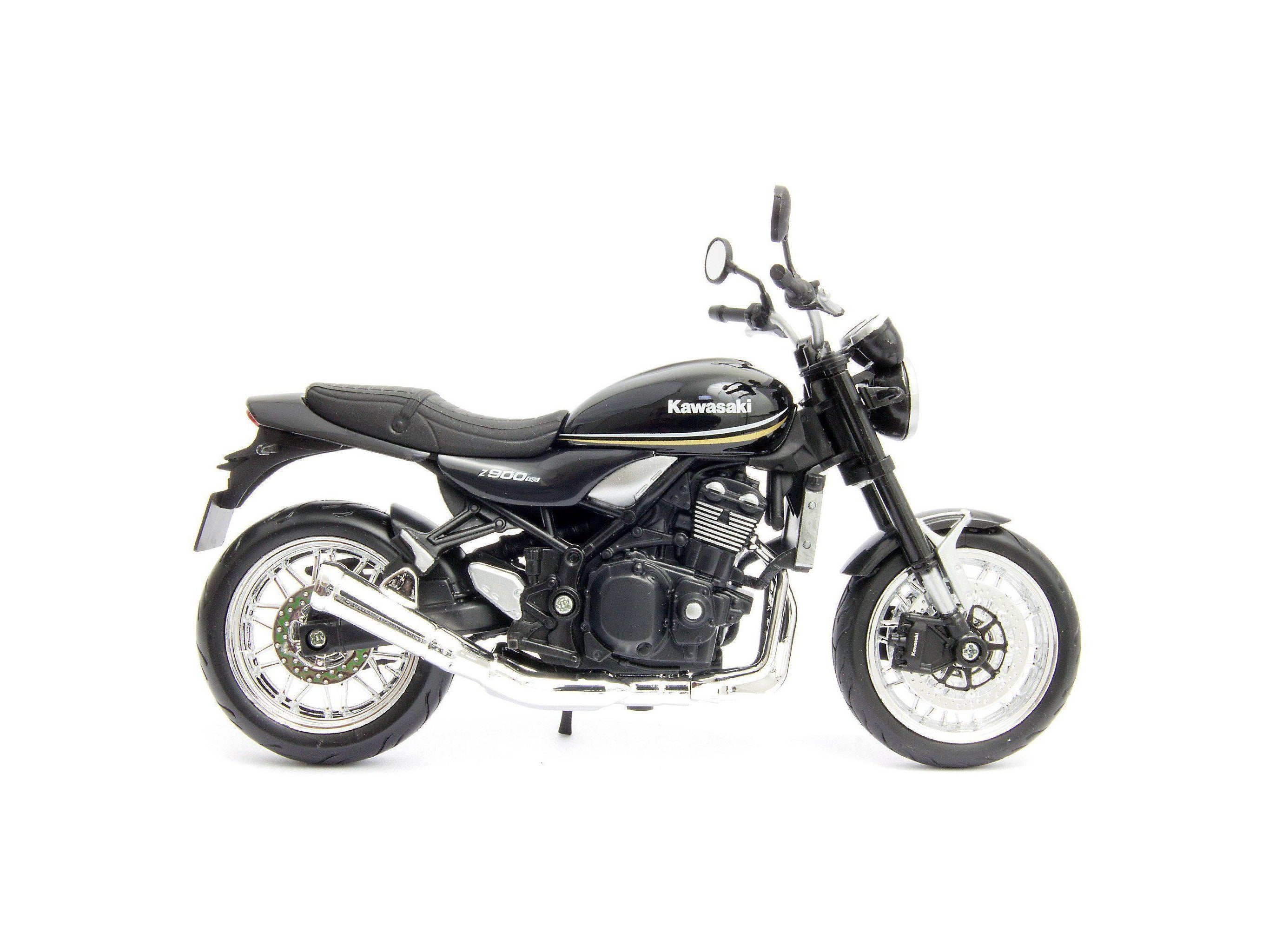 Kawasaki Z900RS 2019 Metallic Spark Black 1:12 Scale Motorcycle Model