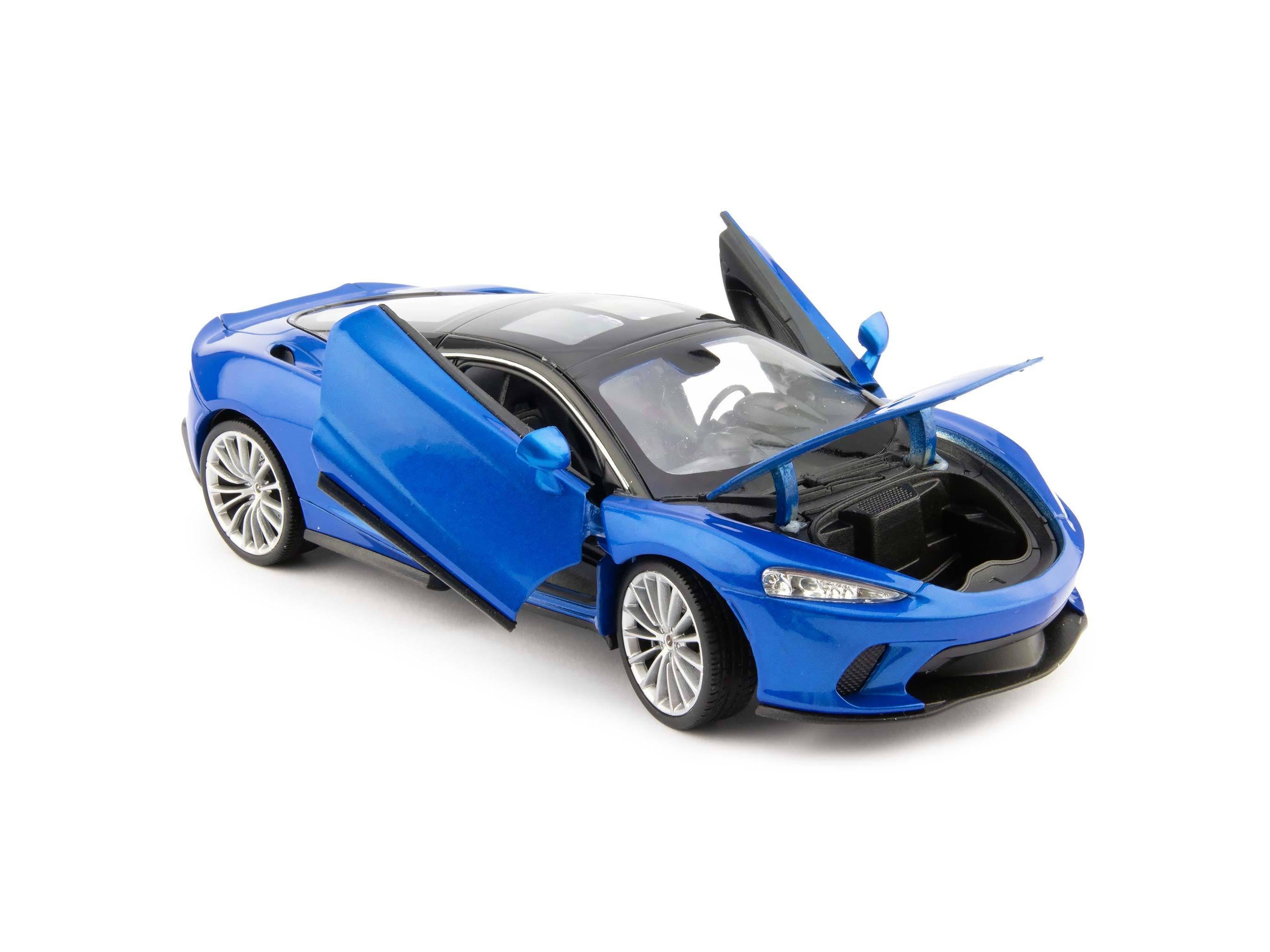 McLaren GT Diecast Model Car blue - 1:24 Scale-Welly-Diecast Model Centre