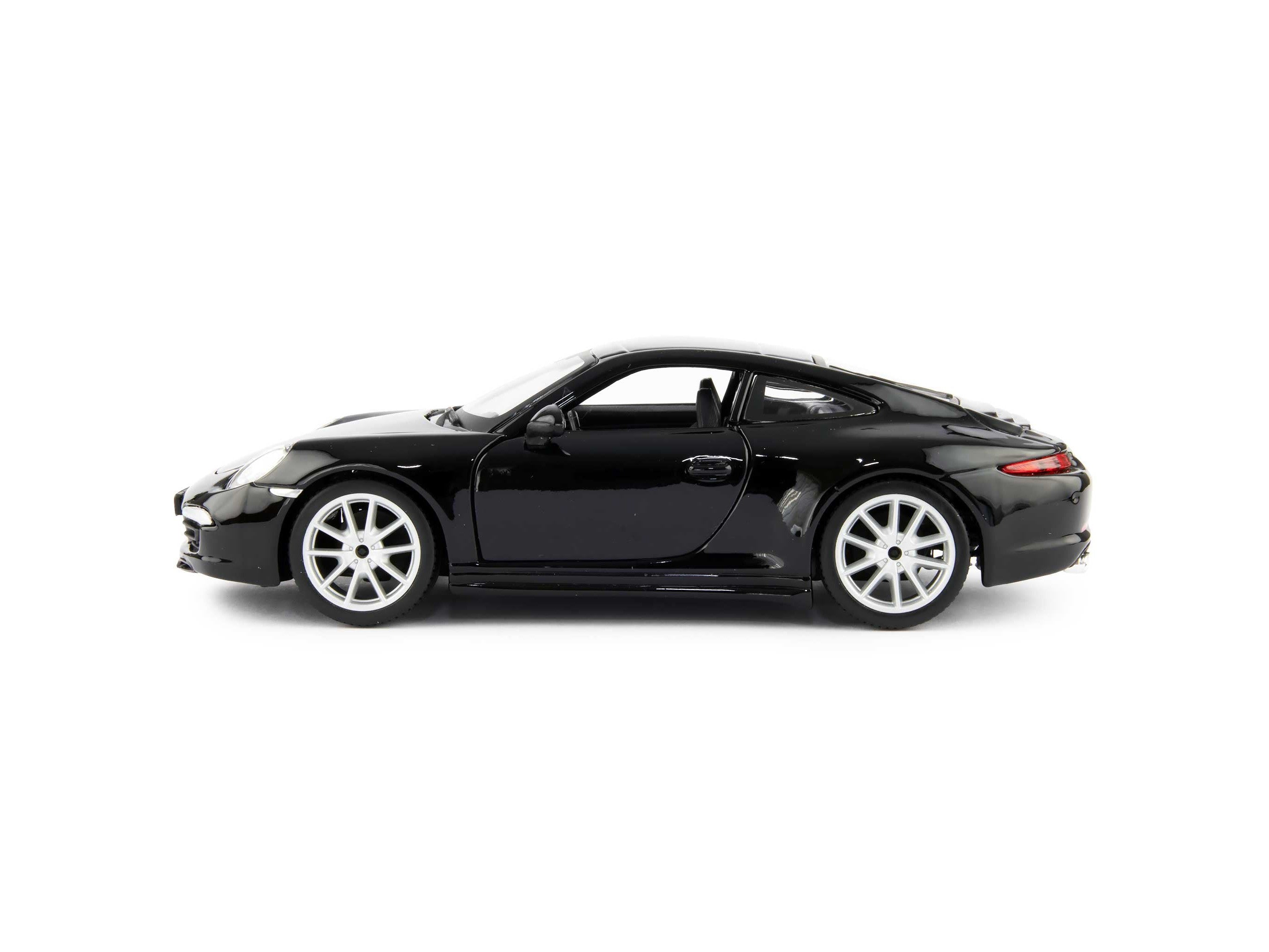 Porsche 911 Carrera S 2011 Black 1:24 Scale Bburago Diecast Model