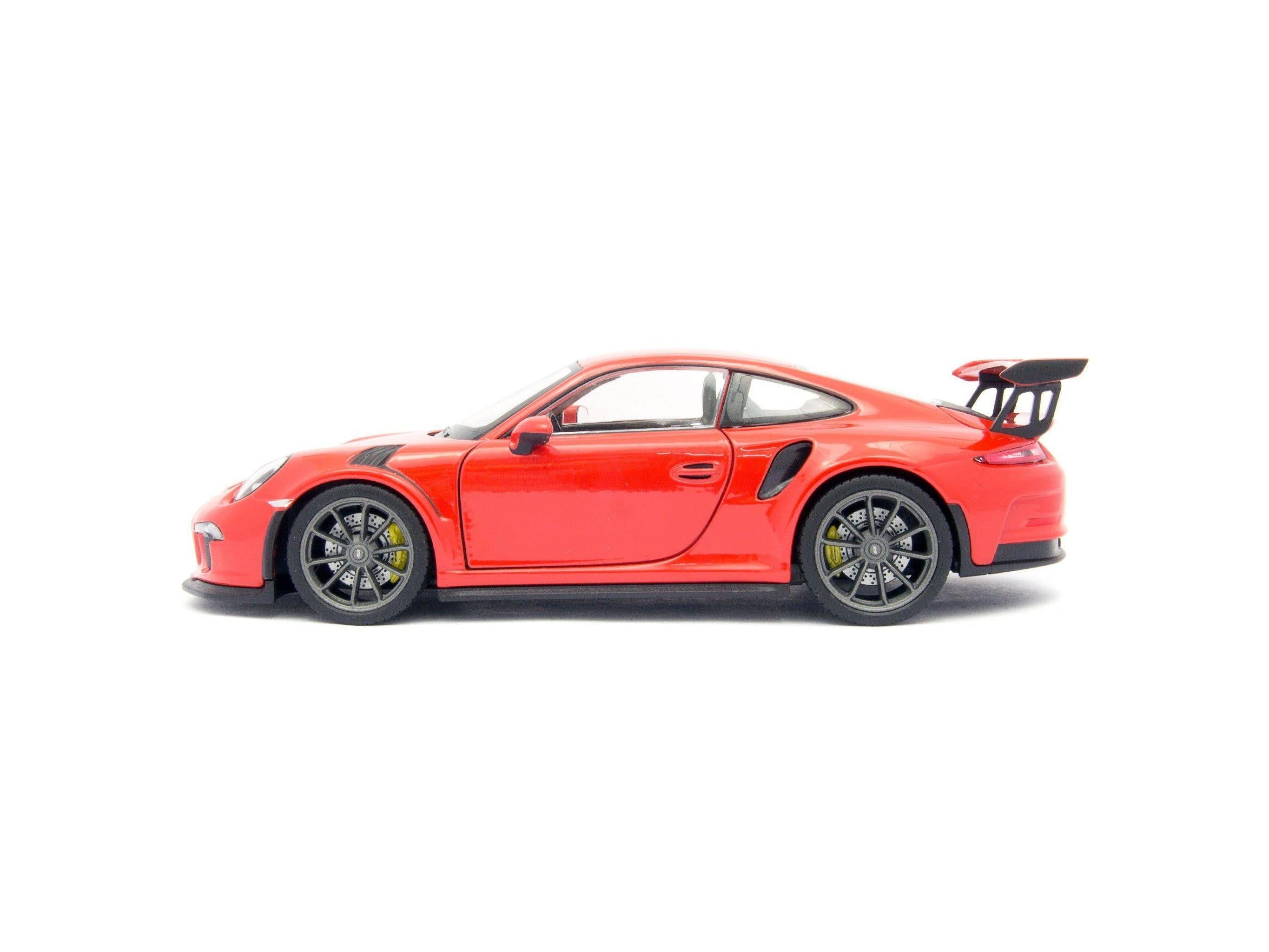 Porsche 911 GT3 RS Diecast Model Car 2016 red - 1:24 Scale-Welly-Diecast Model Centre