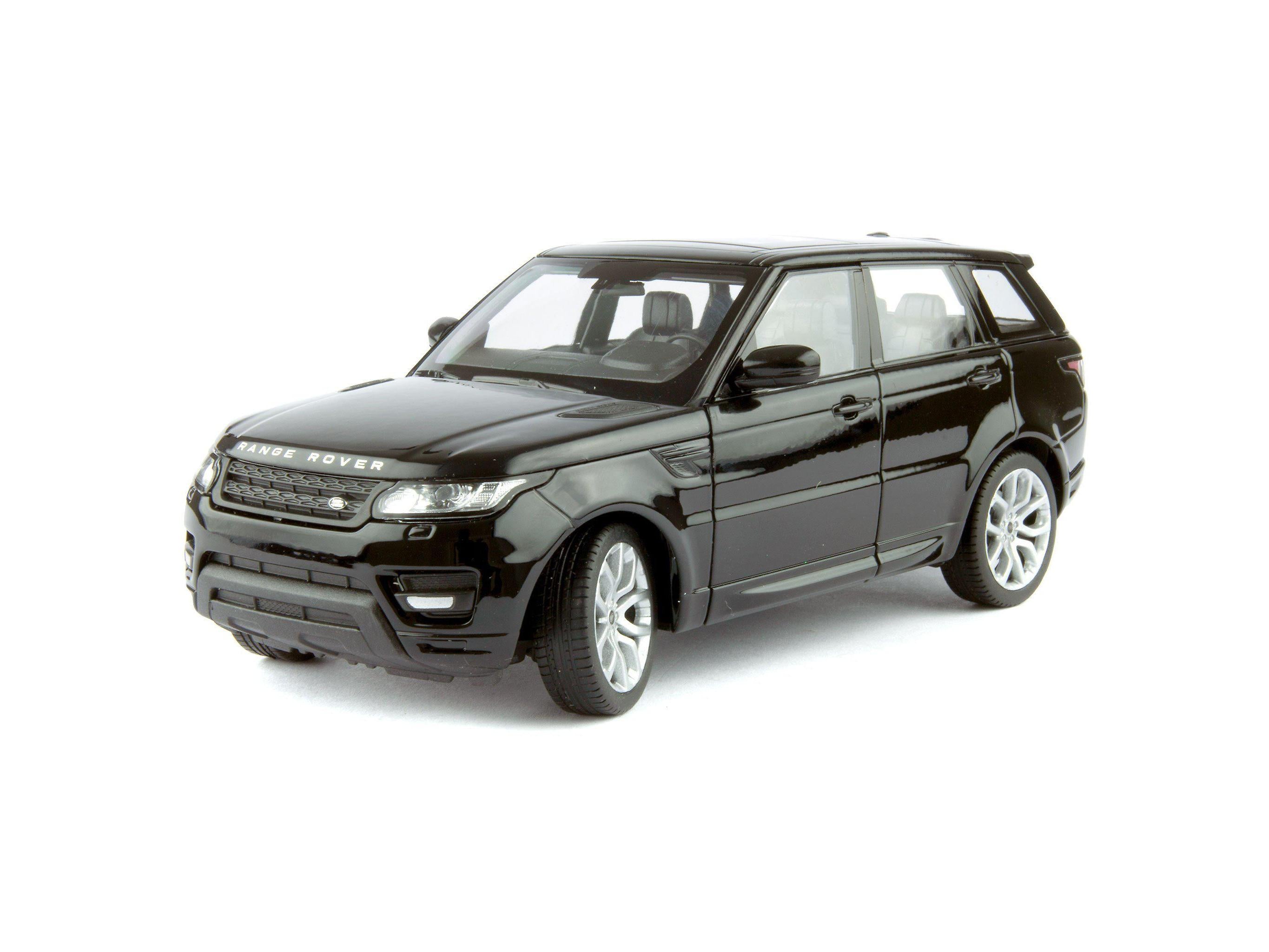 Range Rover Sport Diecast Model Car black - 1:24 Scale-Welly-Diecast Model Centre