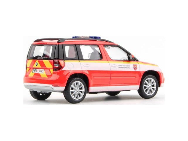 Skoda Yeti FL 2013 Fire Brigade Moravian Silesian Region 1:43 Scale Model Car