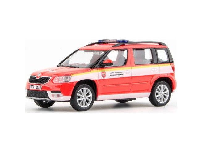 Skoda Yeti FL 2013 Fire Brigade Moravian Silesian Region 1:43 Scale Model Car