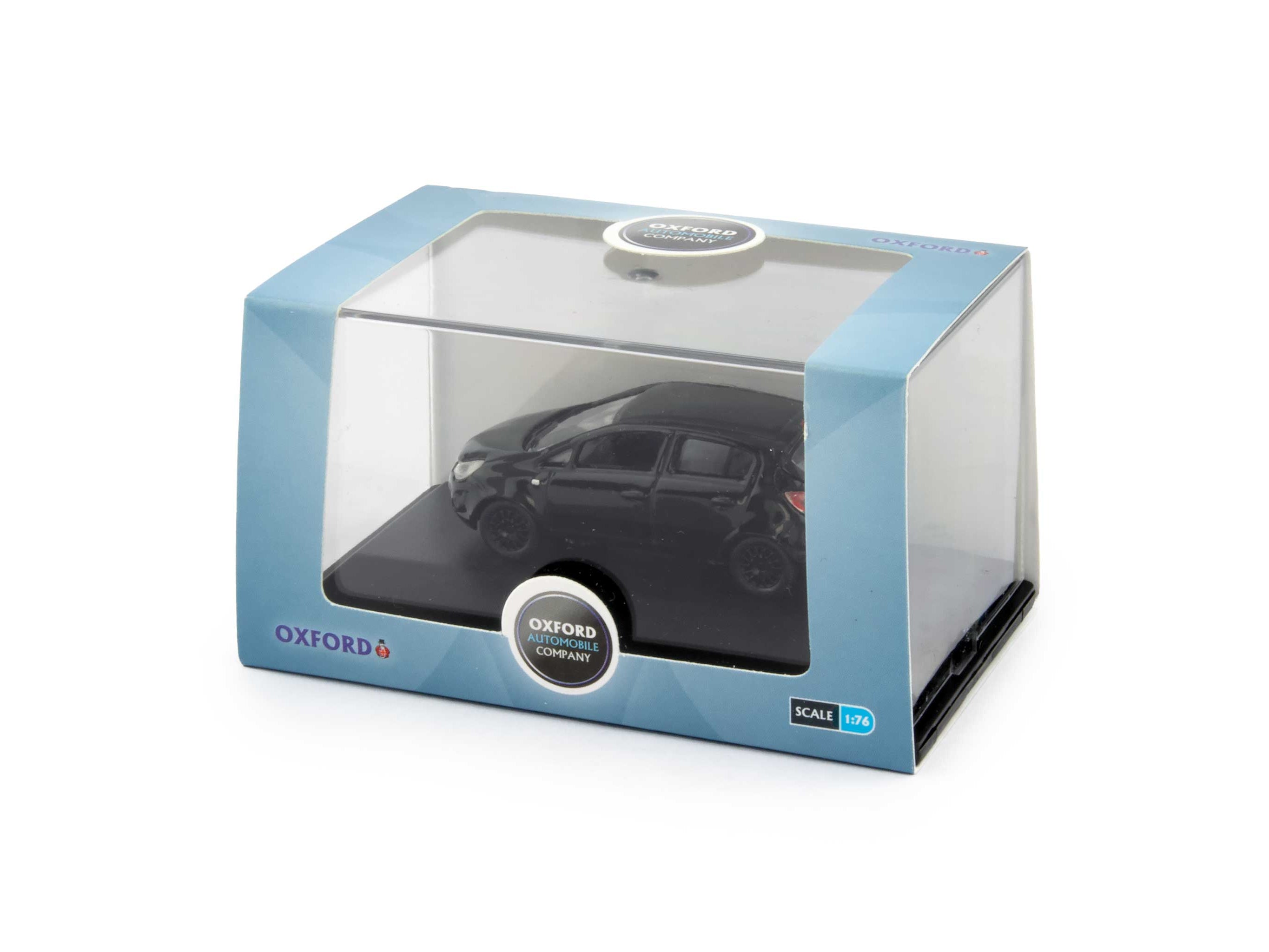 Vauxhall Corsa Diecast Model Car black - 1:76 Scale-Oxford Diecast-Diecast Model Centre